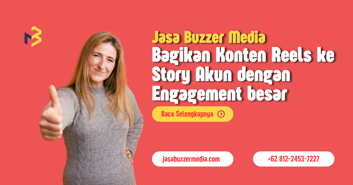 Bagikan Konten Reels ke Berbagai Story Akun Berbeda dengan Buzzer